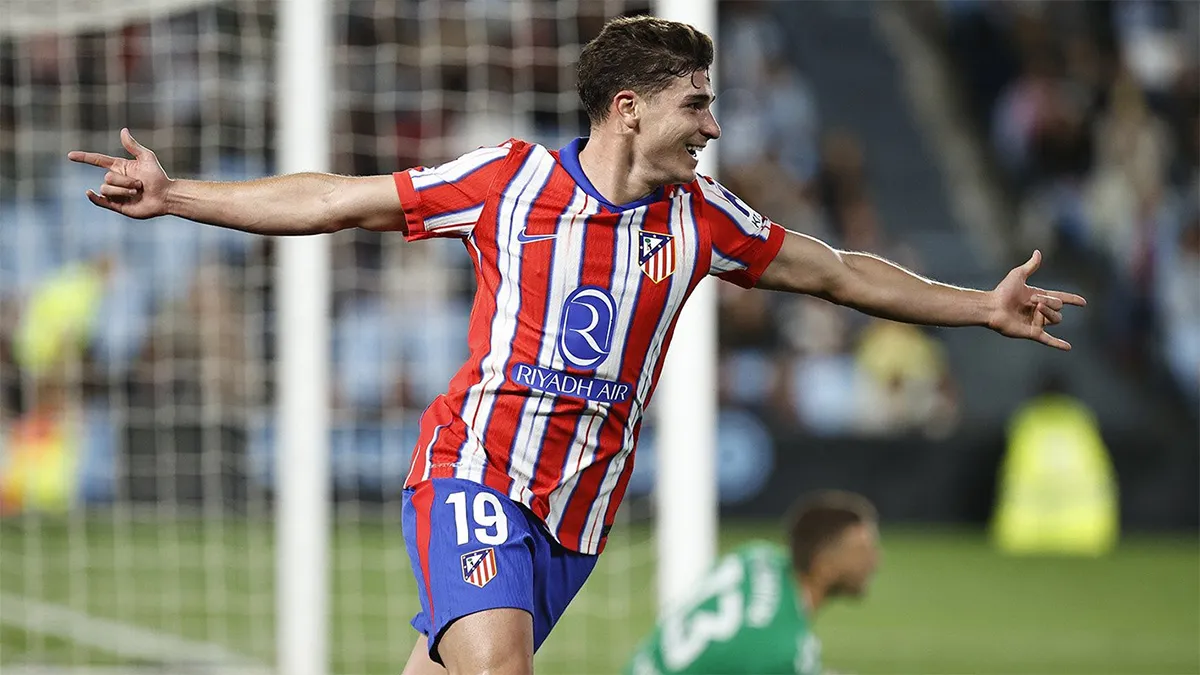 Julián Álvarez fue el héroe en el triunfo de Atlético de Madrid sobre Celta