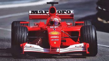 La joyita de la Fórmula 1 con la que Schumacher campeón y que será subastada en el GP de Mónaco