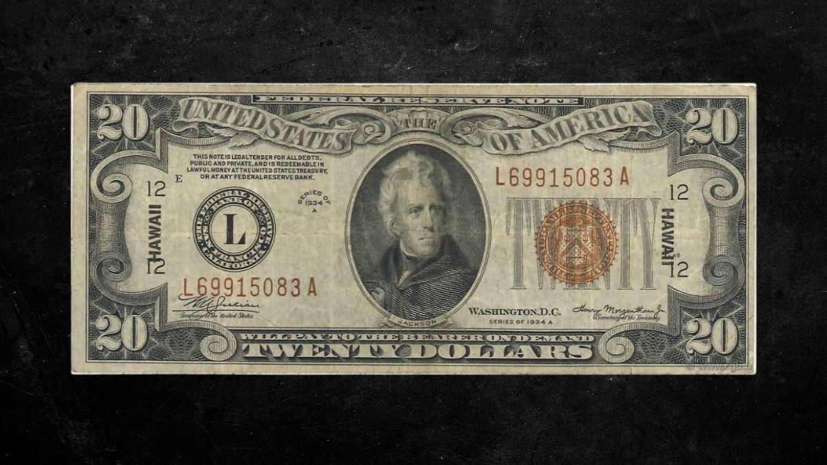 Este billete es una auténtica pieza de colección.