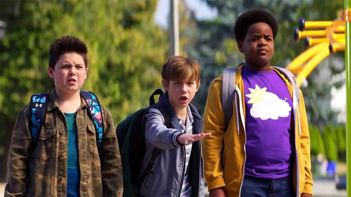 Chicos buenos es protagonizada por Jacob Tremblay, Keith L. Williams y Brady Noon.