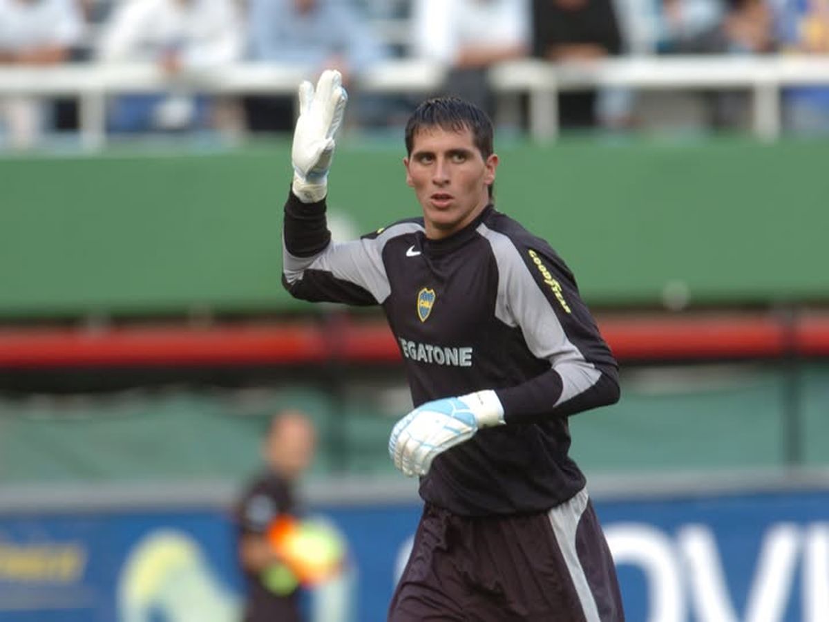 Pablo Migliore cuando defendía los colores de Boca.