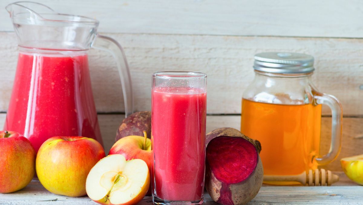 La manzana y la remolacha ayudan a la buena salud del colon. La manzana y la remolacha ayudan a la buena salud del colon.