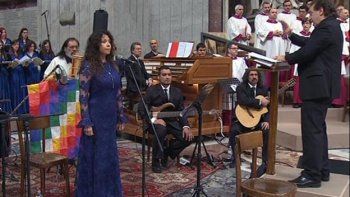 Video: músicos argentinos ofrecieron la 