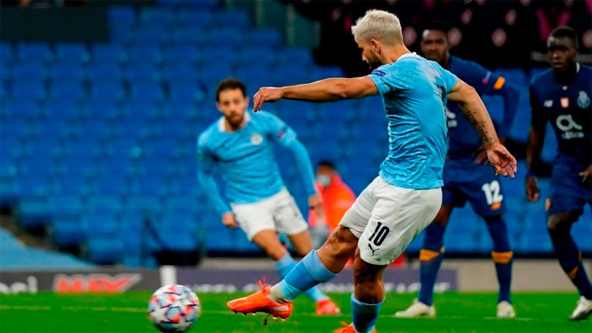 Sergio Agüero volvió al gol en el Manchester City