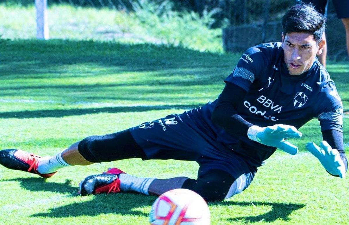 Esteban Andrada reinició los entrenamientos y prepara la vuelta en el Monterrey