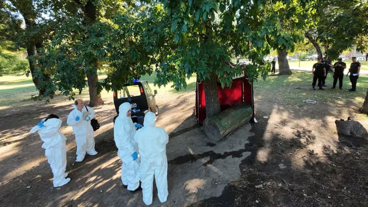 ¿Crimen o suicidio? un paseador de perros encontró el cuerpo sin vida de un hombre con un cuchillo clavado en el pecho. ¿Crimen o suicidio? un paseador de perros encontró el cuerpo sin vida de un hombre con un cuchillo clavado en el pecho.