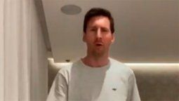 Messi se sumó al desafió viral y su cara del final es imperdible