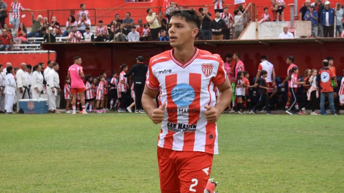 El defensor de San Martín Mariano Pieres está con ganas de jugar ante Estudiantes de San Luis