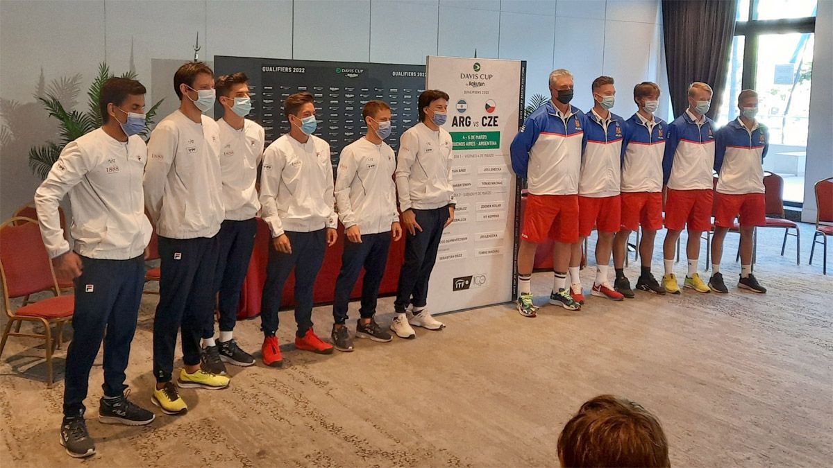 Argentina buscará el pasaporte a las Finales de 2022 de la Copa Davis, ante República Checa.