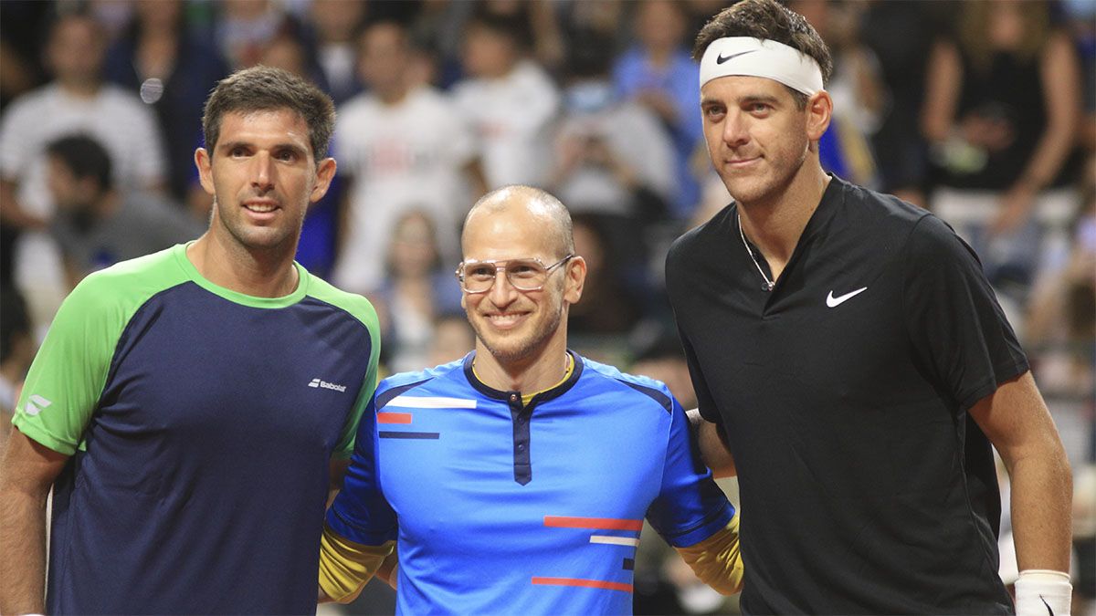 Federico Delbonis despidió a Del Potro en febrero del 2022 Federico Delbonis despidió a Del Potro en febrero del 2022