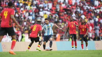 La Selección argentina le ganó a Angola, en Luanda, el último amistoso del año La Selección argentina le ganó a Angola, en Luanda, el último amistoso del año