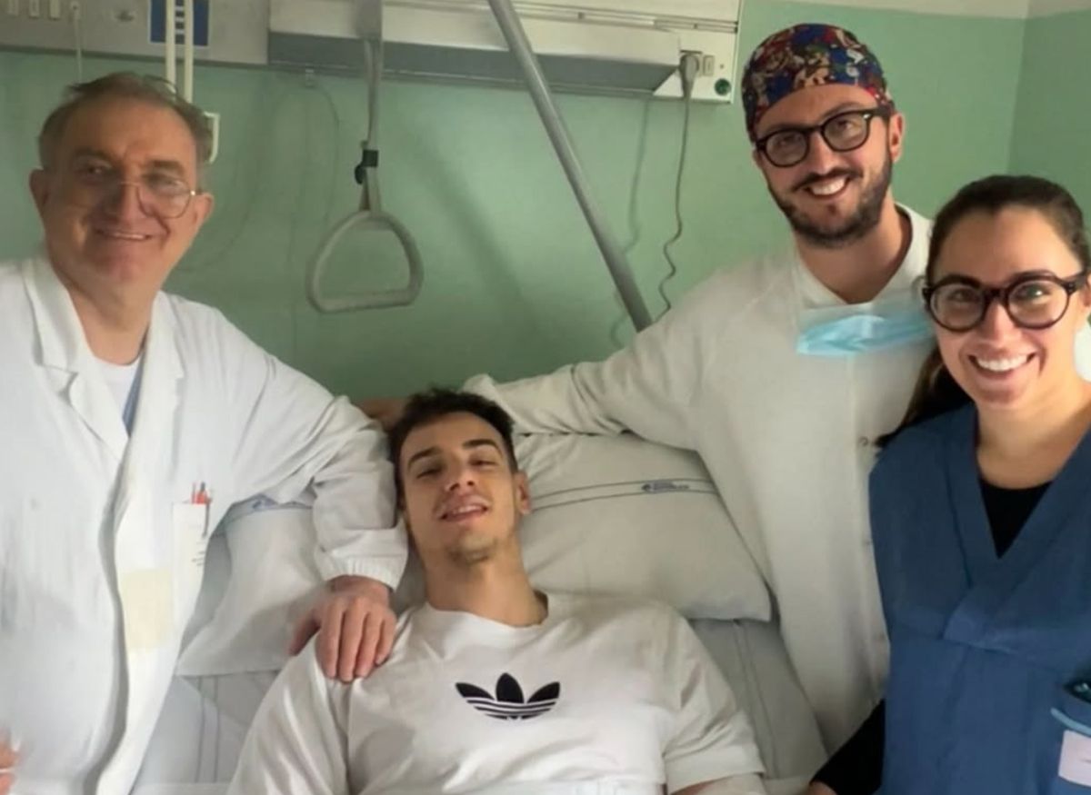 Agust&iacute;n Loser tuvo que pasar por el quir&oacute;fano en Italia.