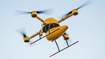 Una empresa postal alemana probó con éxito el envío de medicamentos con drones