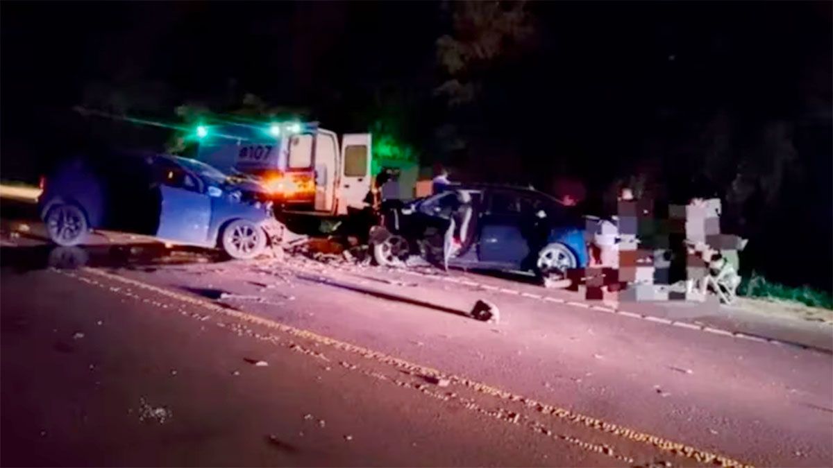 El siniestro vial se produjo a la altura del kilómetro 839 en la Ruta Nacional 14 sobre Misiones.