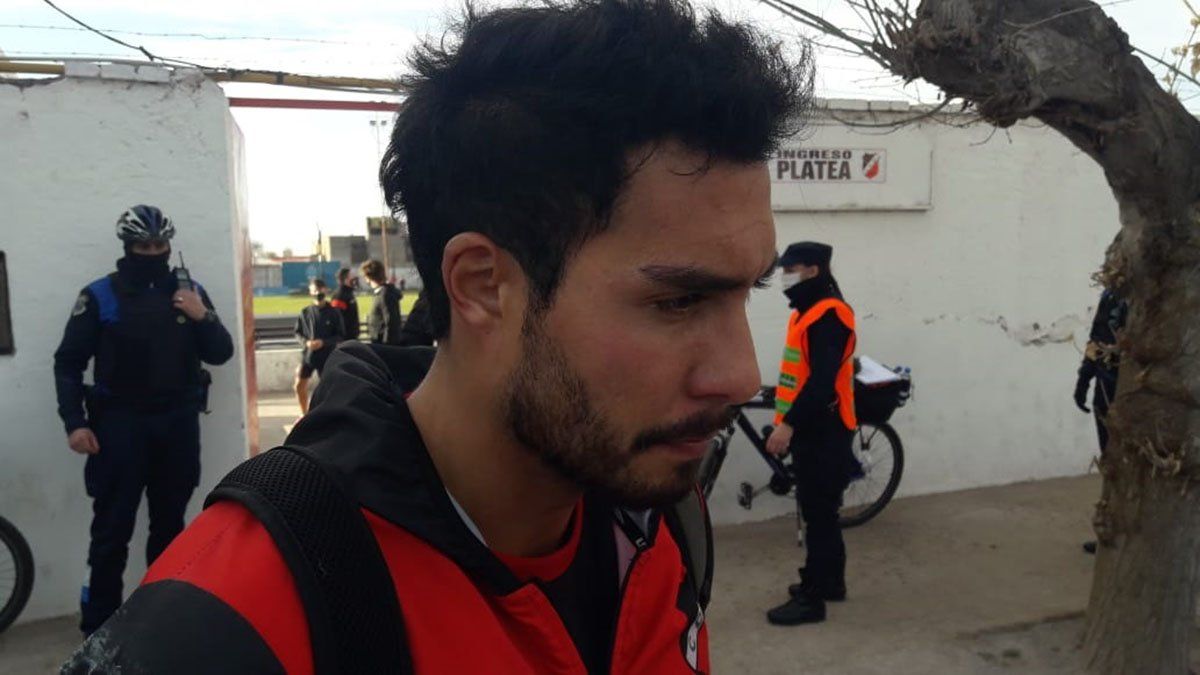 Ezequiel Bonacorso se fue con bronca y tristeza por la derrota