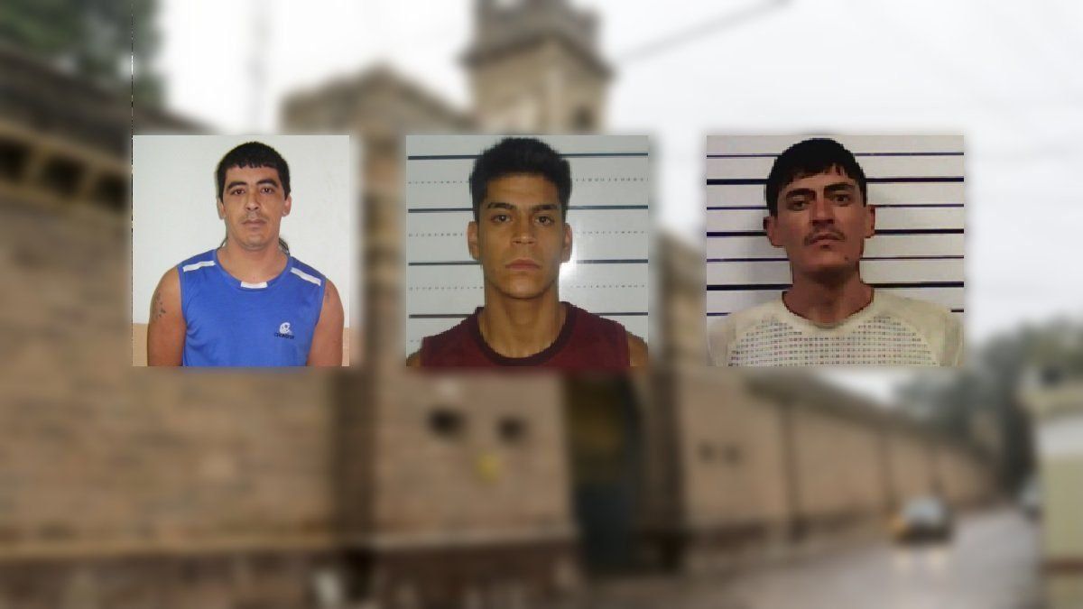 Tres de los protagonistas de la pelea en la cárcel de Boulogne Sur Mer.