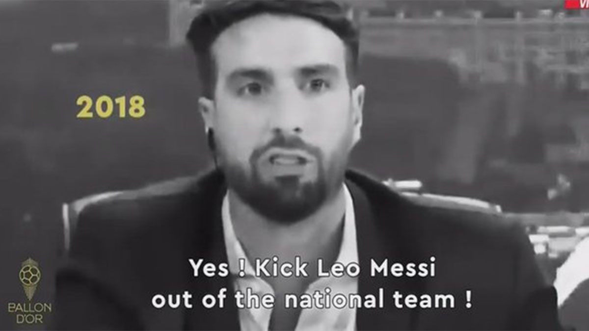Balón de Oro: Azzaro apareció en un video criticando a Messi