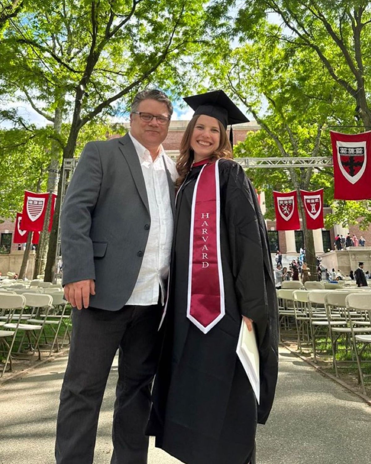Sean Astin y su hija Alexandra. Sean Astin y su hija Alexandra.