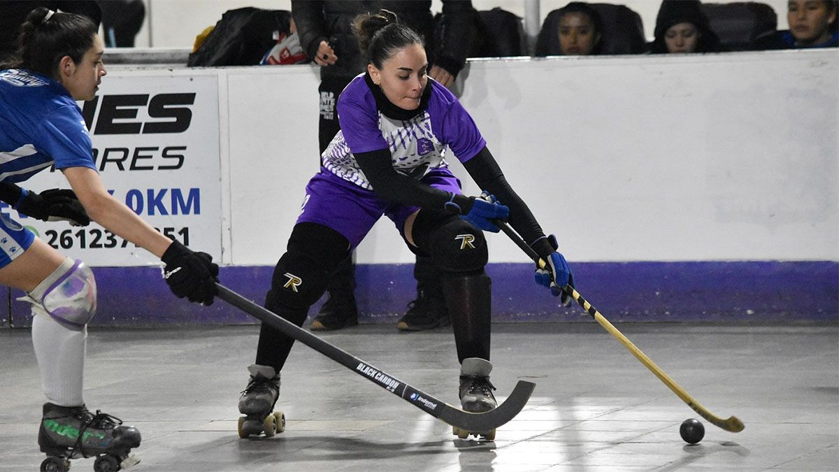 Yamila Nahim, de IMPSA B, que es escolta del líder Maipú/Giol B.