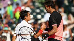 Del Potro volvió al ruedo con un triunfo en dobles junto a Nishikori
