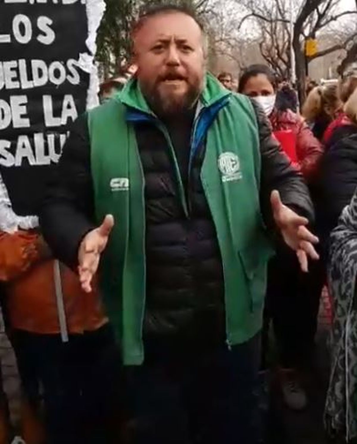 Roberto Macho, secretario general de ATE.