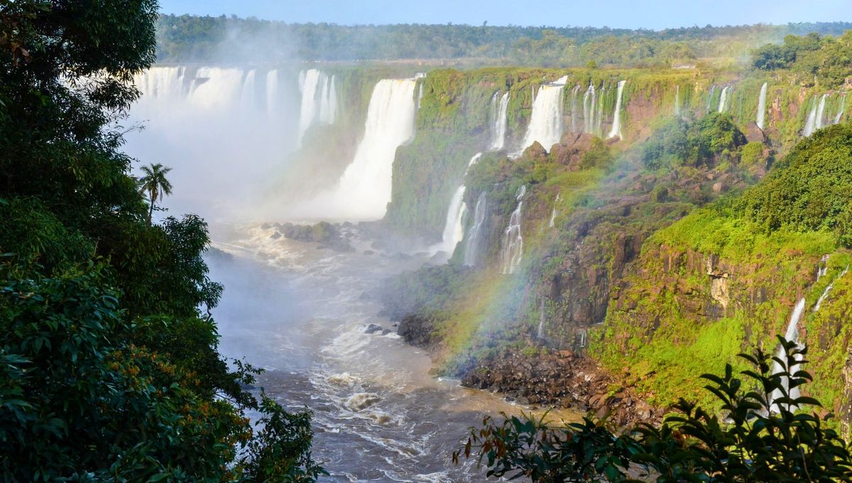 Las cataratas del Iguazú son un conjunto de cataratas que se localizan en el río Iguazú, entre la ciudad de Puerto Iguazú, provincia de Misiones, Argentina, y Foz do Iguaçu, estado de Paraná, Brasil