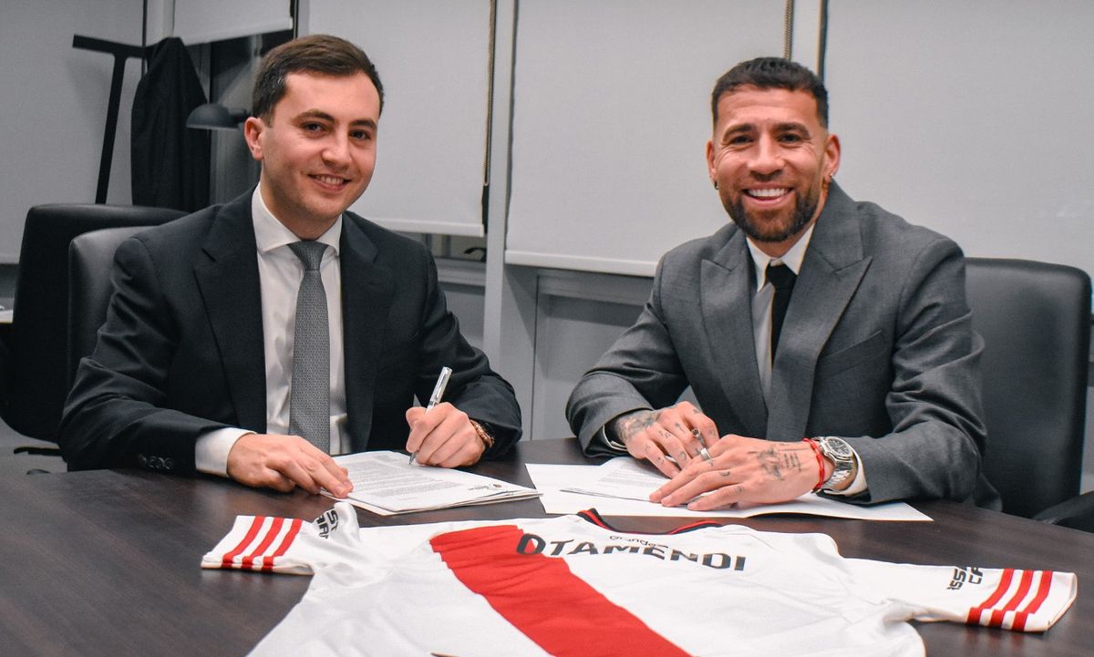 La firma de Nicolás Otamendi que servirá para que River obtenga un dinero extra.