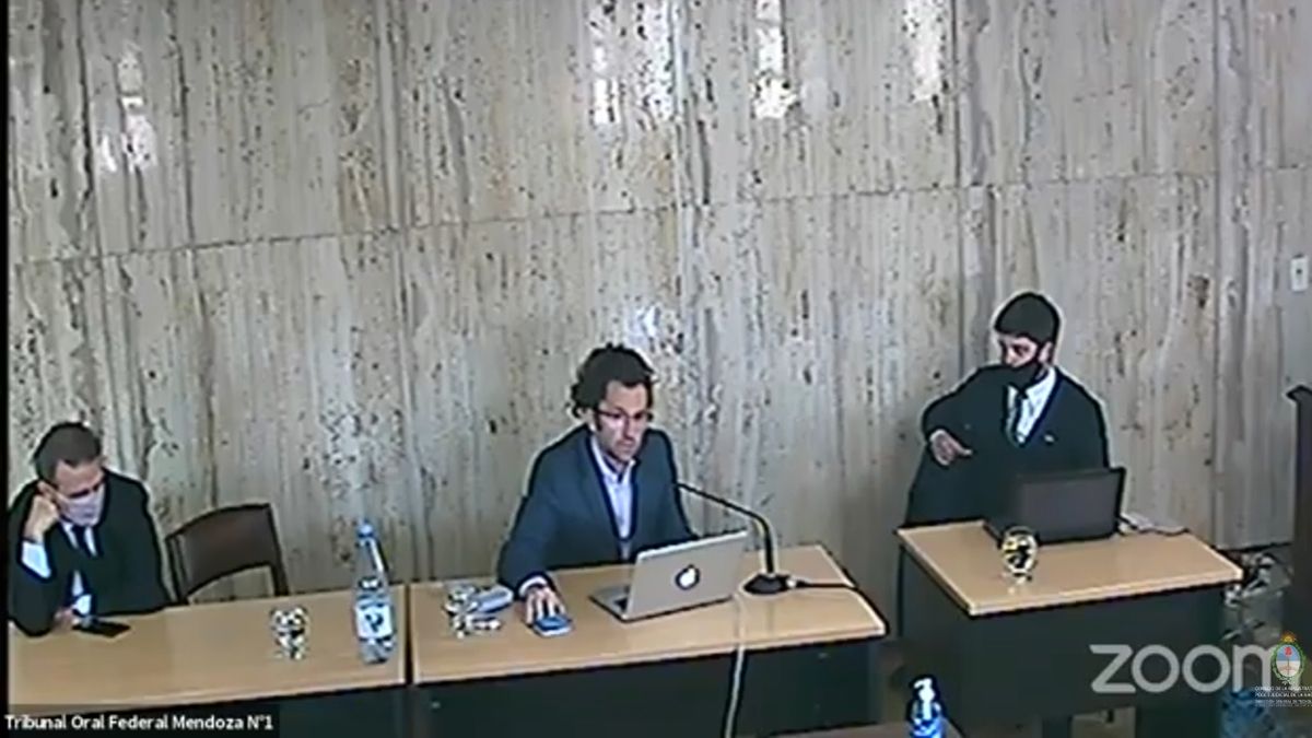 El fiscal Daniel Rodríguez Infante durante el juicio de lesa humanidad