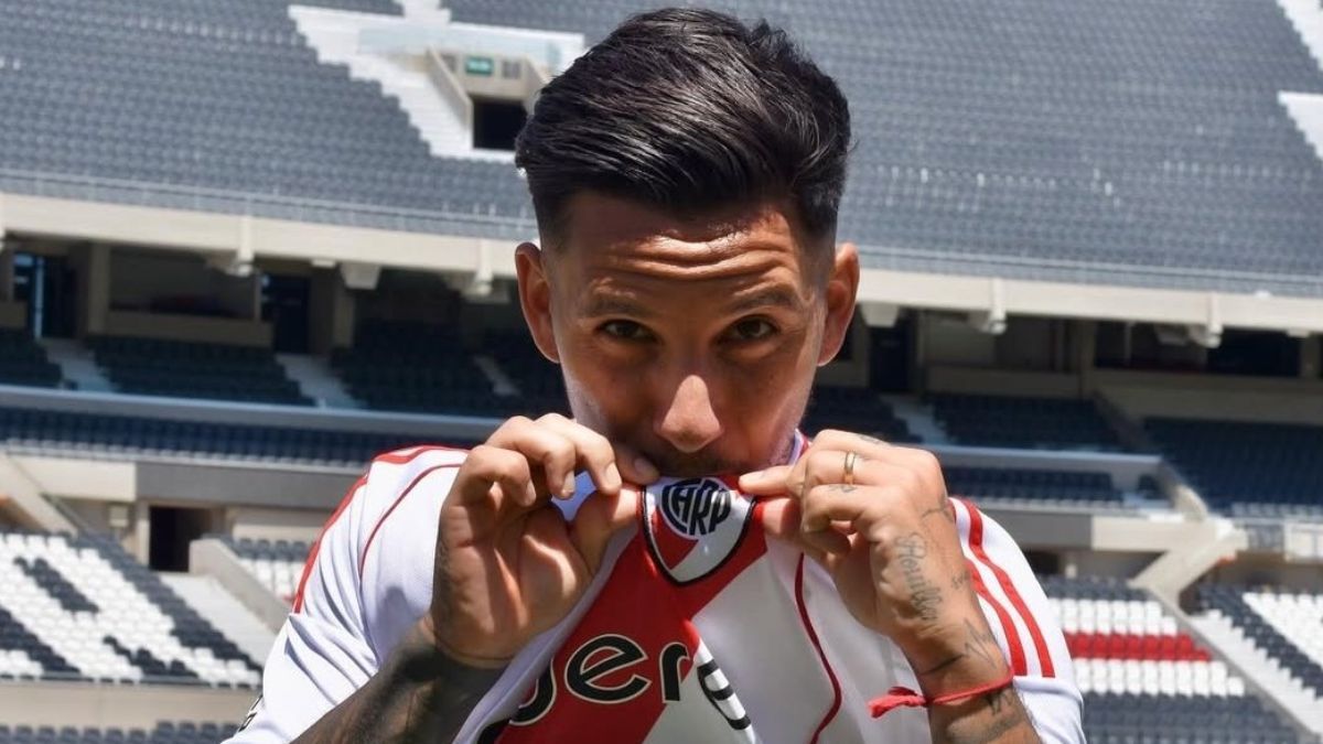 Sebastián Driussi regresó a River. 