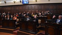 El momento del voto de Boleta Única en Diputados. El proyecto fue aprobado por mayoría y sin el respaldo del peronismo.