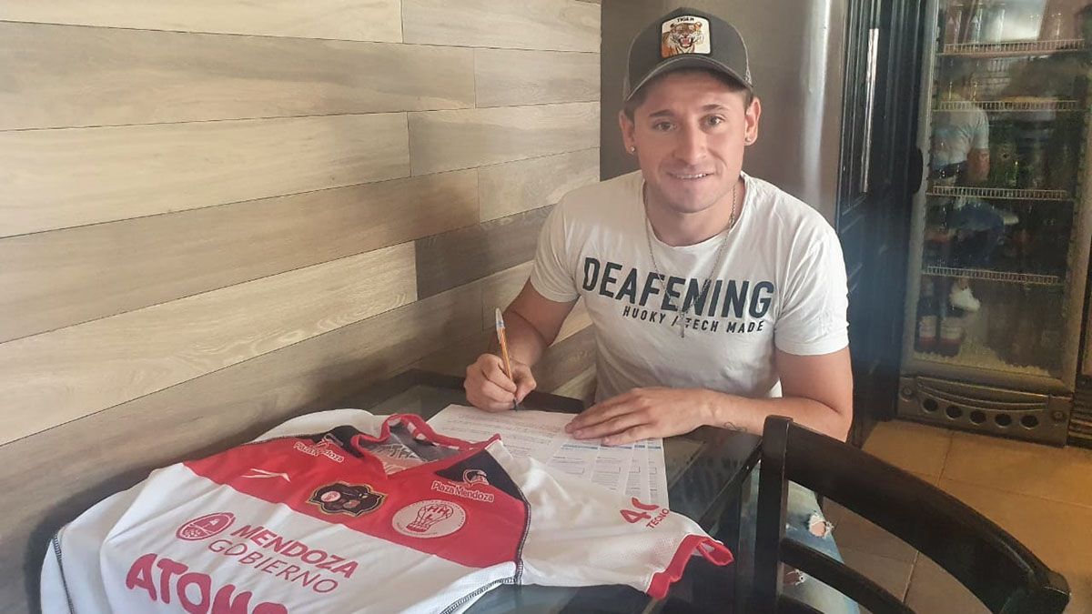 Fernando Núñez, nuevo refuerzo del Globo. Foto: gentileza Prensa Huracán Las Heras.