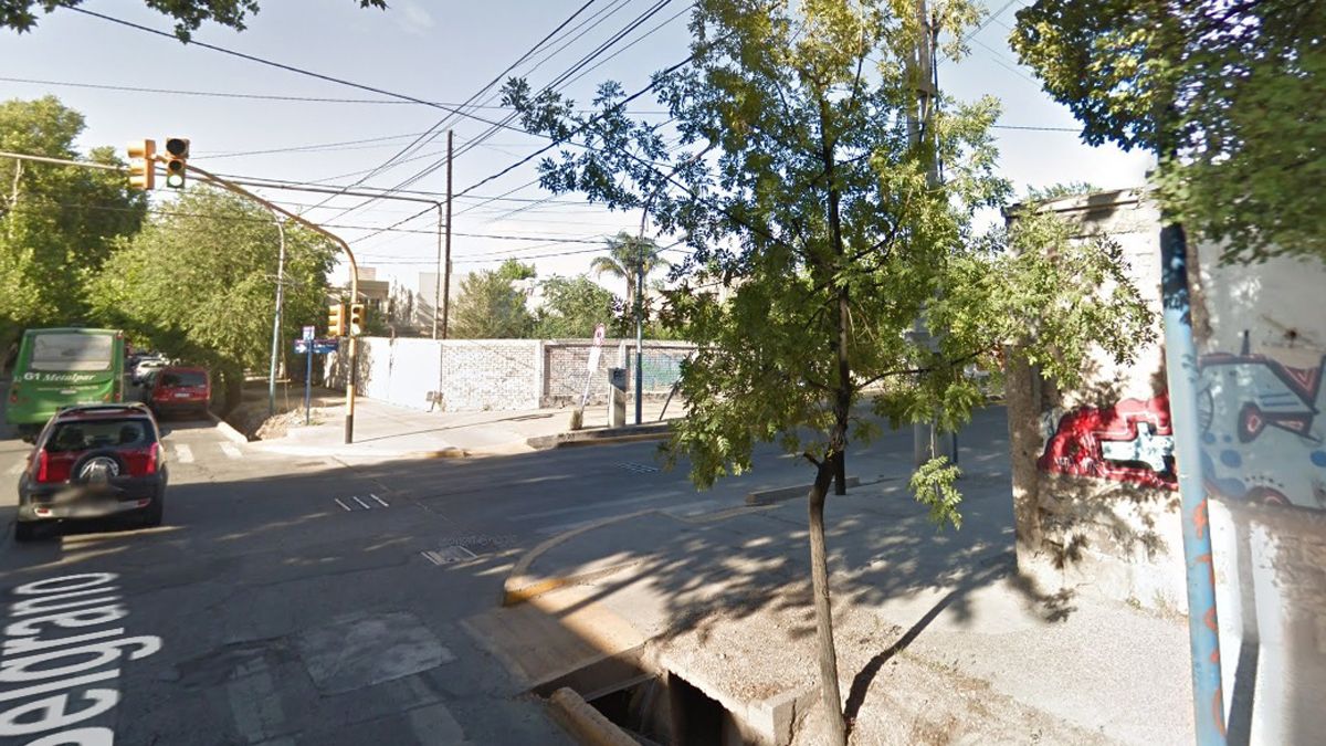 La zona del accidente fatal.