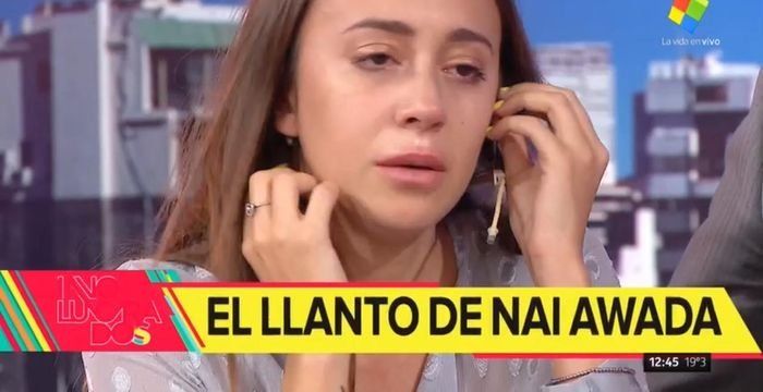 Nai Awada desconsolada tras apoyar a Macri: Fue un fin de semana horrible