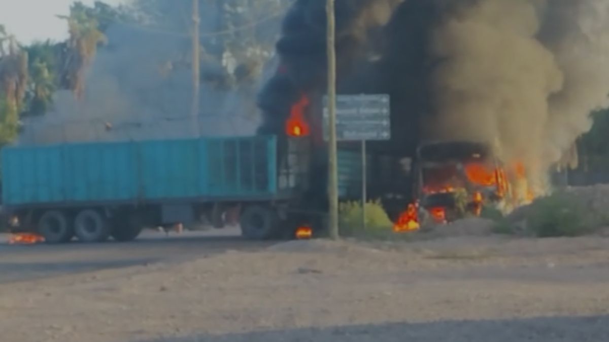 Un niño de 12 años resultó con el 90% del cuerpo quemado por el incendio del micro en Maipú