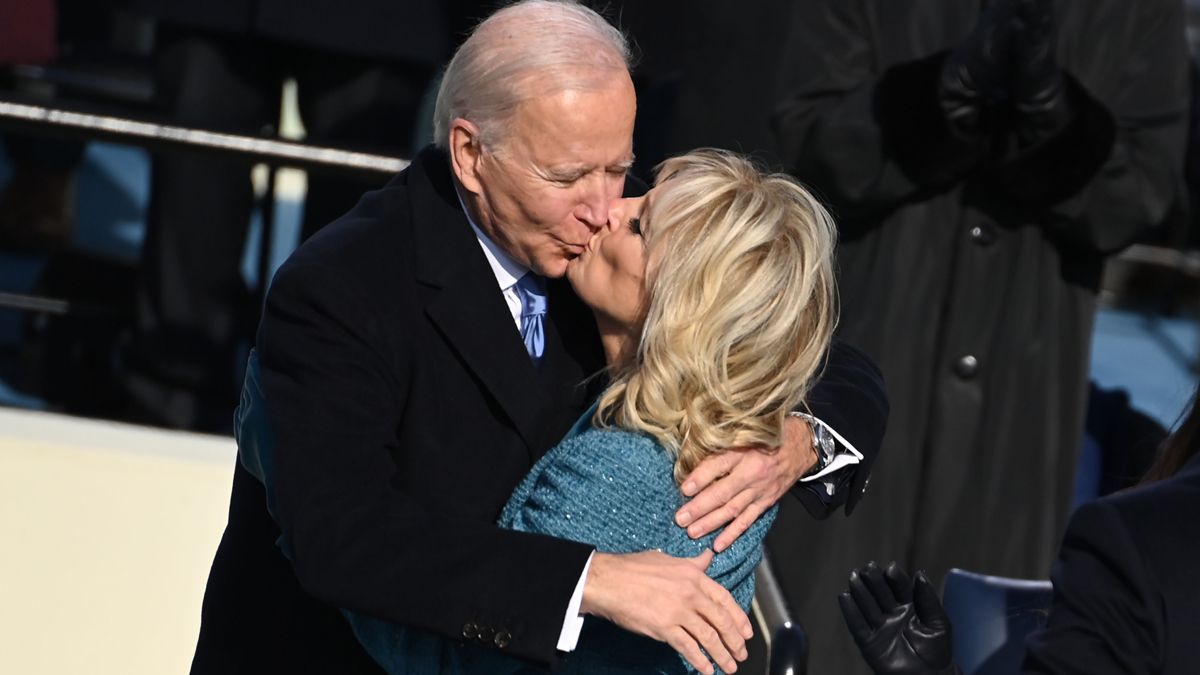 El flamante presidente de los Estados Unidos, junto a su esposa.