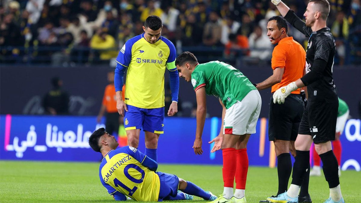 Gonzalo Pity Martínez sufrió una grave lesión en la rodilla.