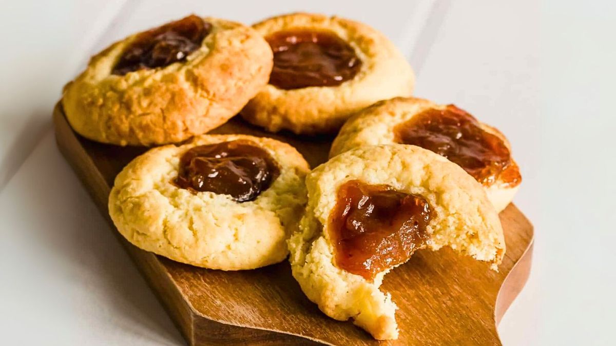 La receta de las galletas pepas de membrillo lleva 6 ingredientes y se hace en 10 minutos. Foto: gentileza encasacookingspace.