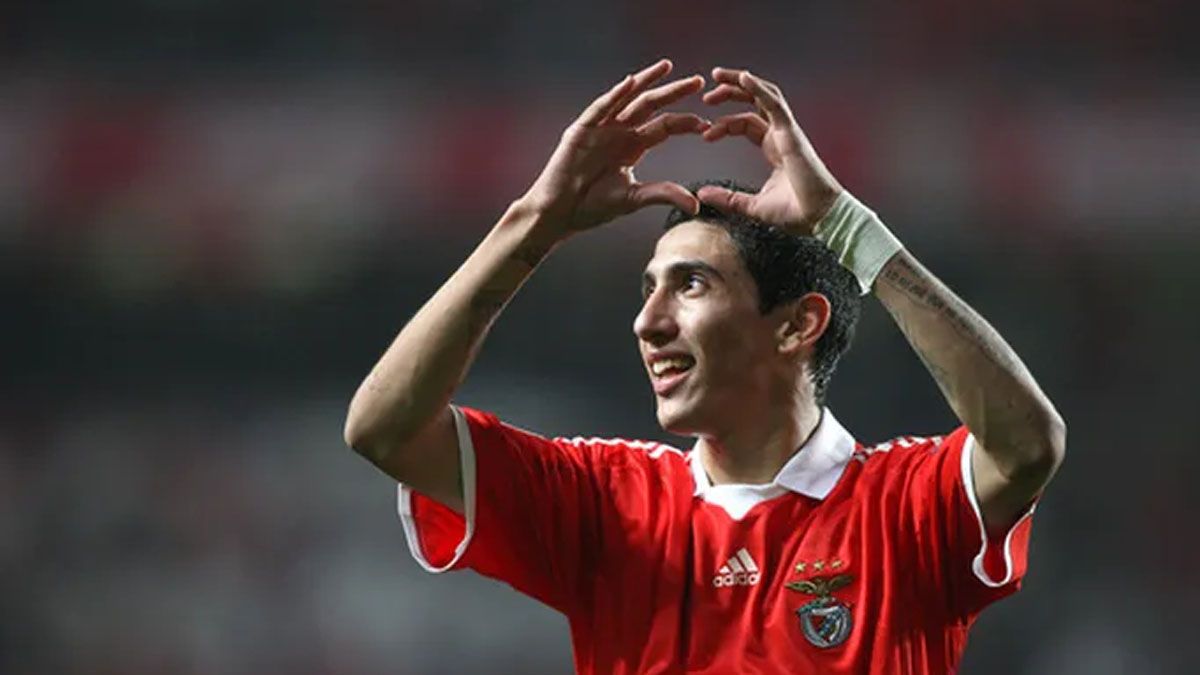 Ángel Di María dejó un gran recuerdo en Benfica Ángel Di María dejó un gran recuerdo en Benfica