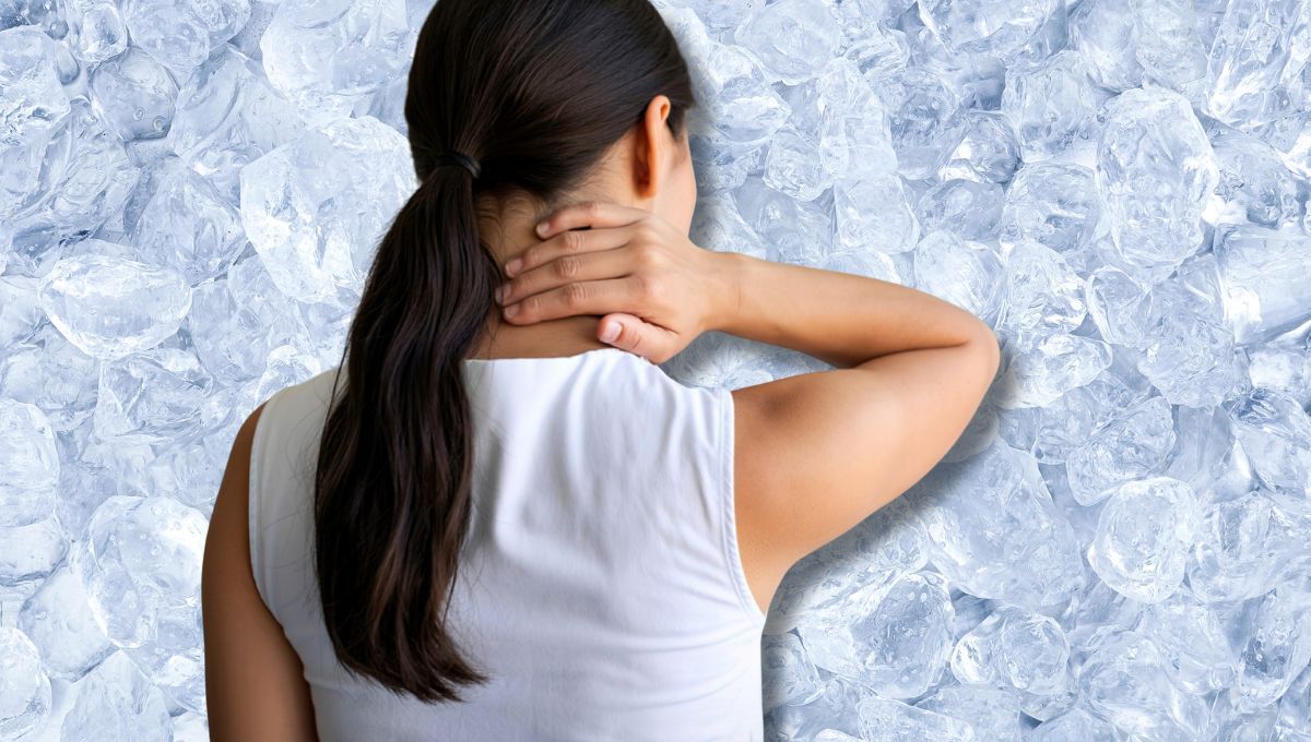 Qué le ocurre a tu cuerpo si colocas un poco de hielo en la nuca