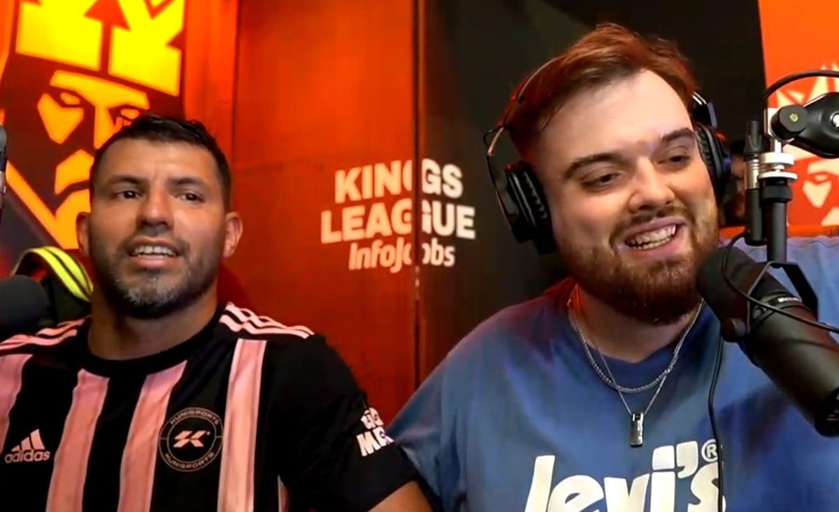 Kun Agüero e Ibai Llanos compartieron el streaming tras el duelo de la Kings League