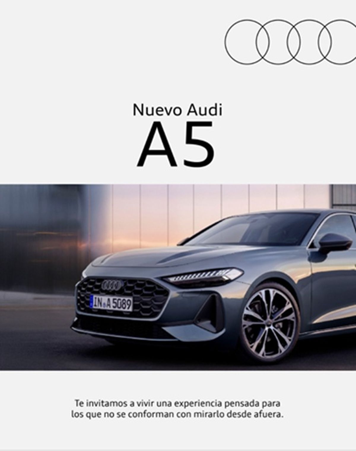 Audi inaugura un nuevo capítulo en el segmento mediano con la llegada del nuevo Audi A5 a la Argentina. Audi inaugura un nuevo capítulo en el segmento mediano con la llegada del nuevo Audi A5 a la Argentina.