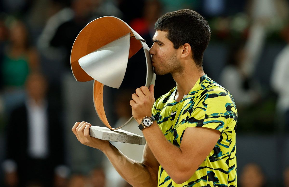 Carlos Alcaraz ganó el Masters de Madrid y volverá a ser número uno