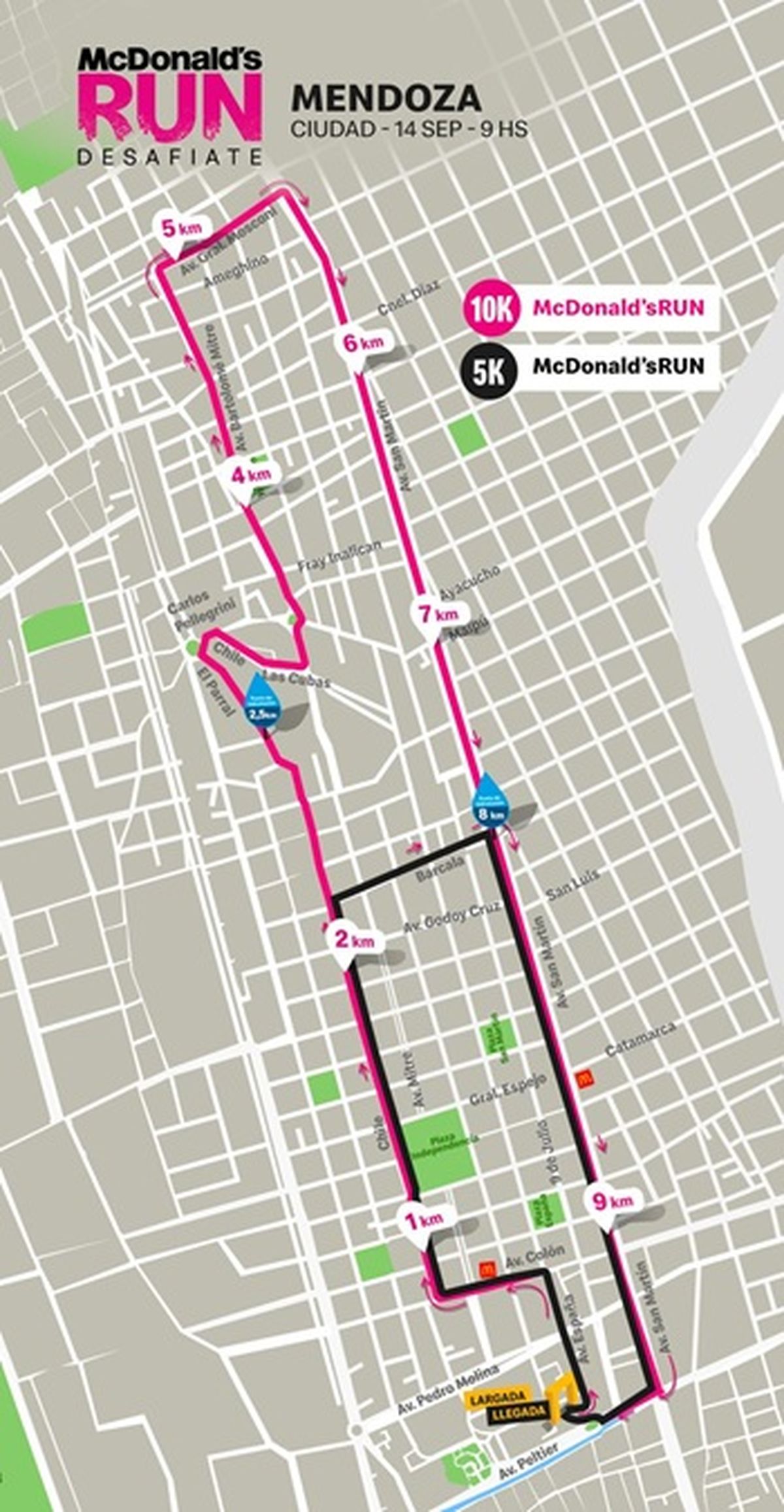 La carrera, que cuenta con esta importante distinción, tendrá su largada a las 9 horas en el Parque Cívico Este. La carrera, que cuenta con esta importante distinción, tendrá su largada a las 9 horas en el Parque Cívico Este.