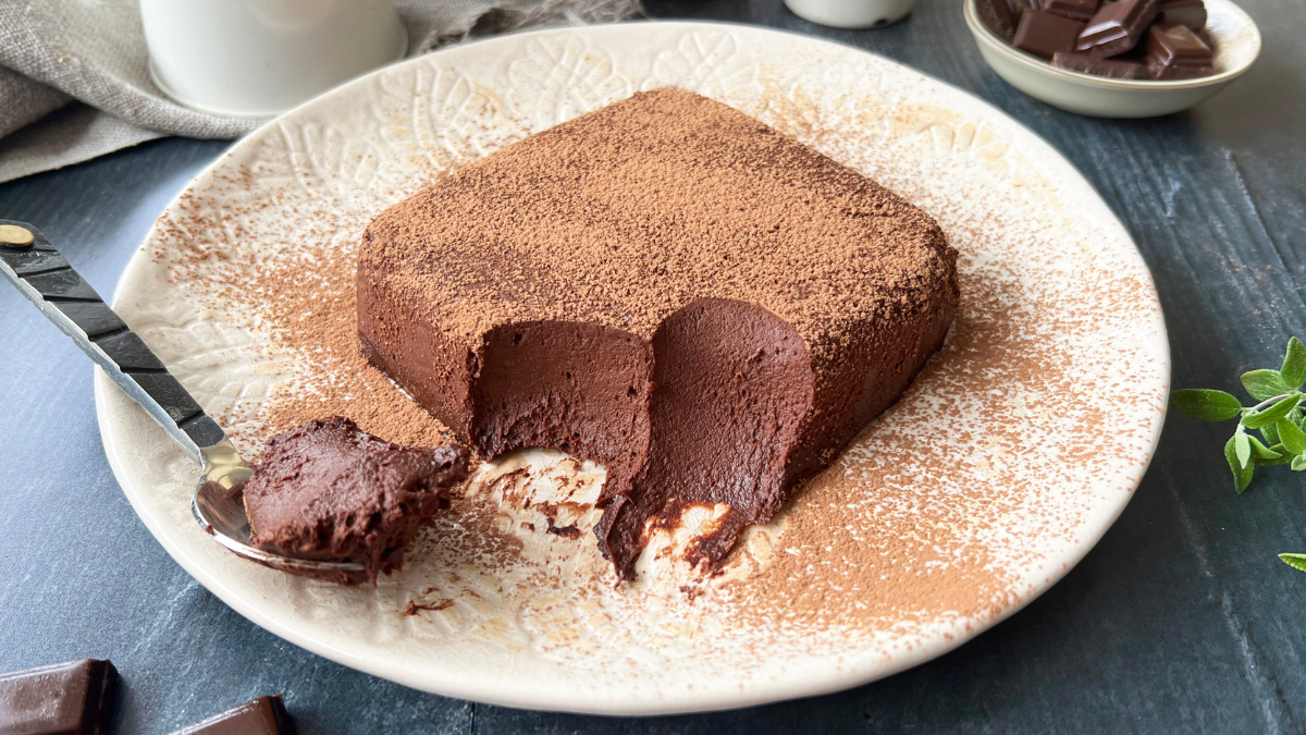 Recetas: Tarta de chocolate sin azúcar. Foto: gentileza Nestlé.