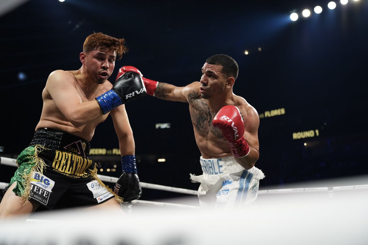 Flores brilló en La Meca del boxeo.