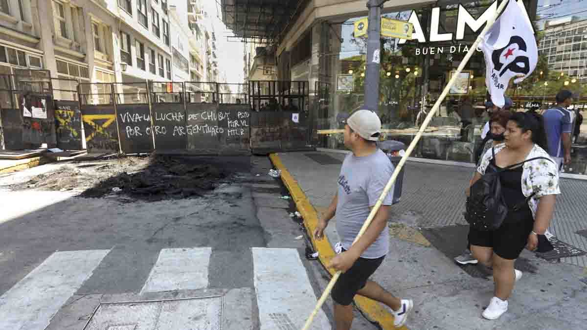 En Buenos Aires tambnién hubo protestas antimineras.