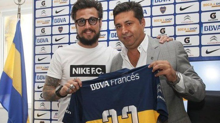 Ante los rumores, Angelici dio la cara y habló de Osvaldo