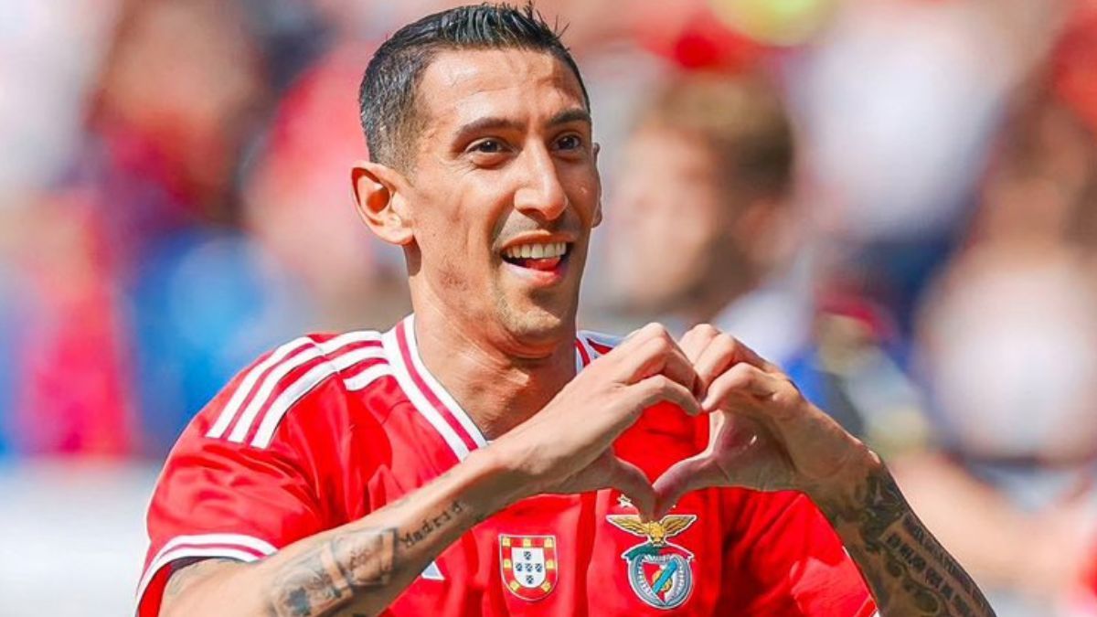 Ángel Di María fue destacado por su actuación en el Benfica los últimos meses del año.