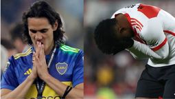 Tanto Edinson Cavani como Miguel Borja están teniendo problemas para convertir.