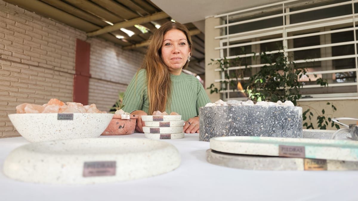 Laura Bonasera, la artesana mendocina que revive una técnica milenaria.